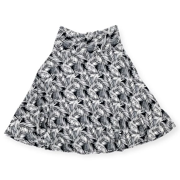 -Max Studio Women's Palm Print Skirt NWT S - Picture 2 of 9